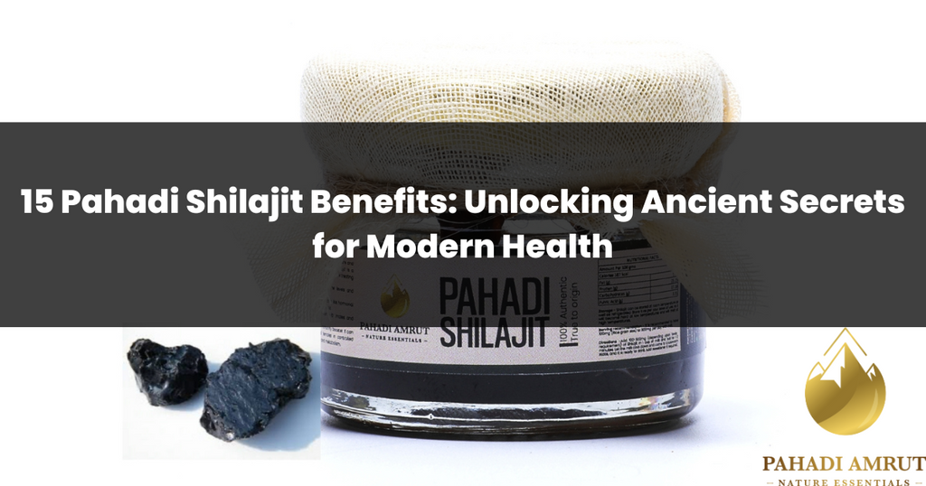 15 Surprising Pahadi Shilajit Benefits: Unlocking Ancient Secrets for Modern Health