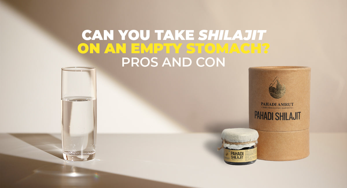 Can You Consume Shilajit On An Empty Stomach? The Pros And Cons