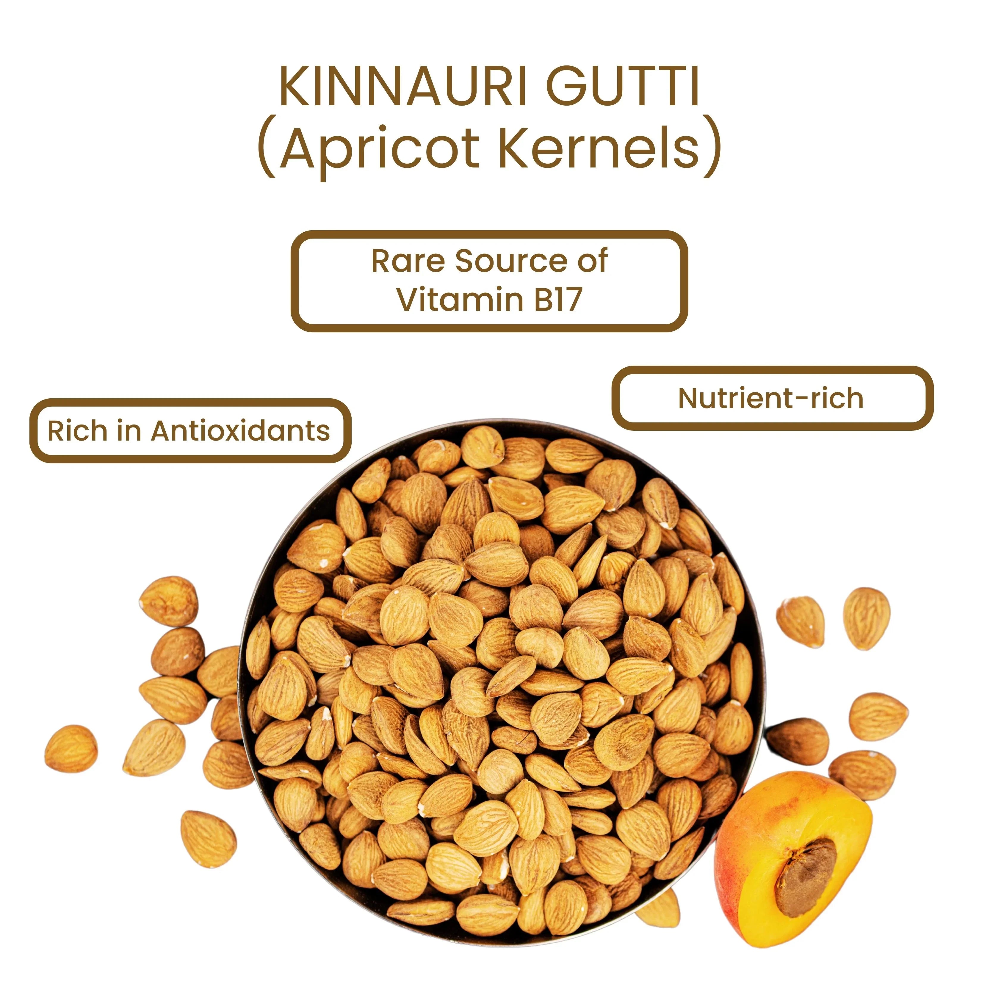 Kinnauri Gutti Nutrient Rich Apricot Kernels Pahadi Amrut kinnauri-gutti-nutrient-rich-apricot-kernels-pahadi-amrut