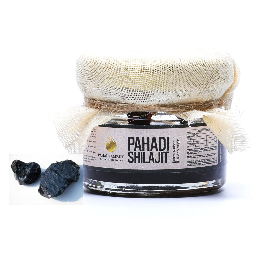 <b>Pahadi Shilajit </b> | 100% Natural Himalayan Shilajit